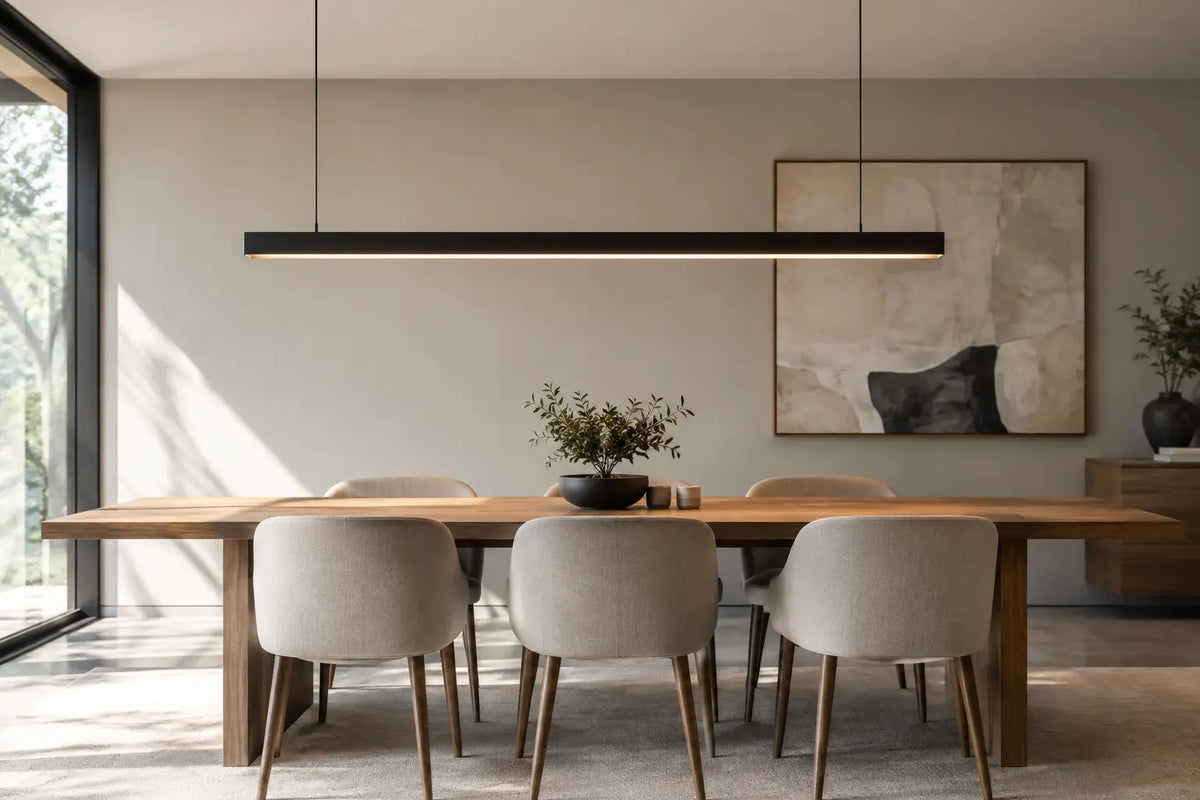 Linear Suspension Lights for Elegant Interiors
