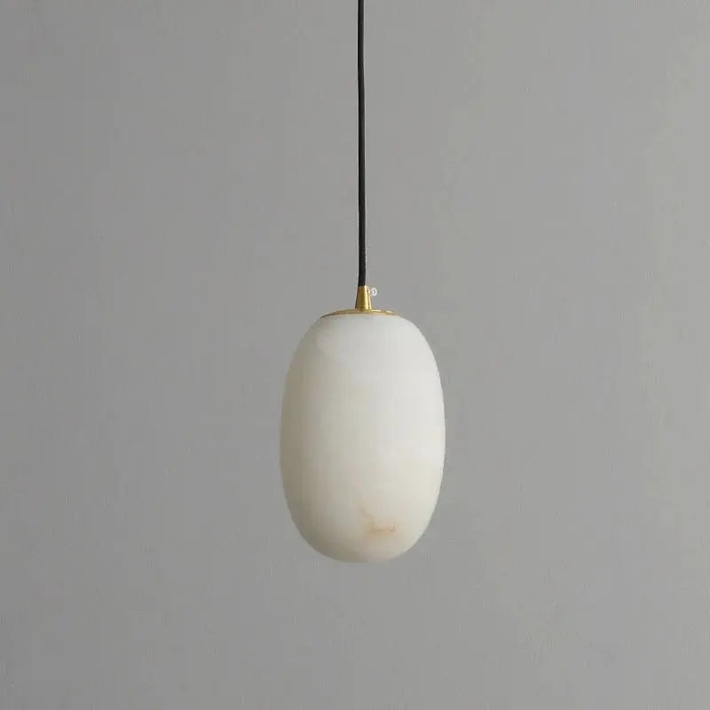 Modern Alabaster Decorative Pendant Light — alternate product view 2