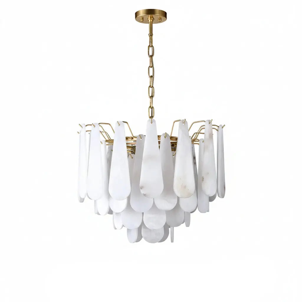 Alabaster Foyer Chandelier — alternate product view 1