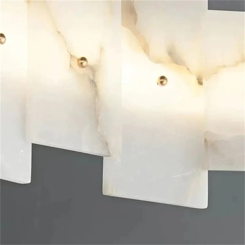 Modern Round Marble Chandelier — alternate product view 5