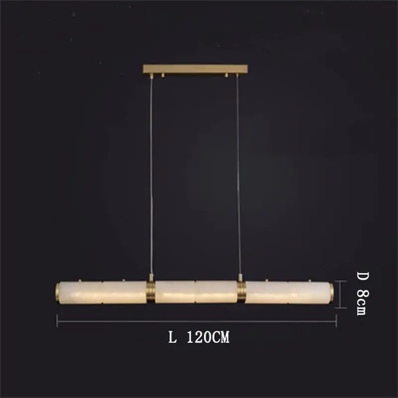 Alabaster Linear Chandelier — alternate product view 6