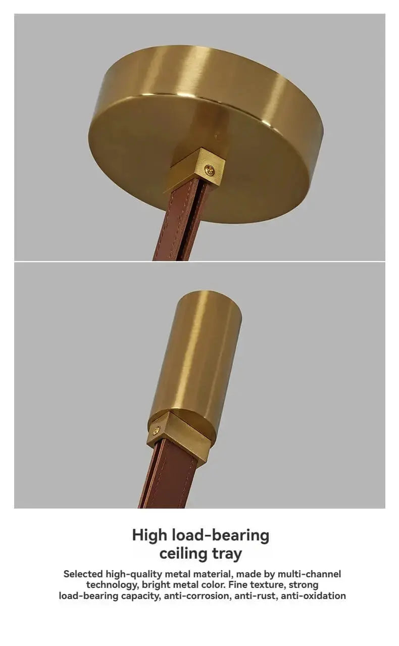 Contemporary Nordic Alabaster Designer Chandelier — alternate product view 15