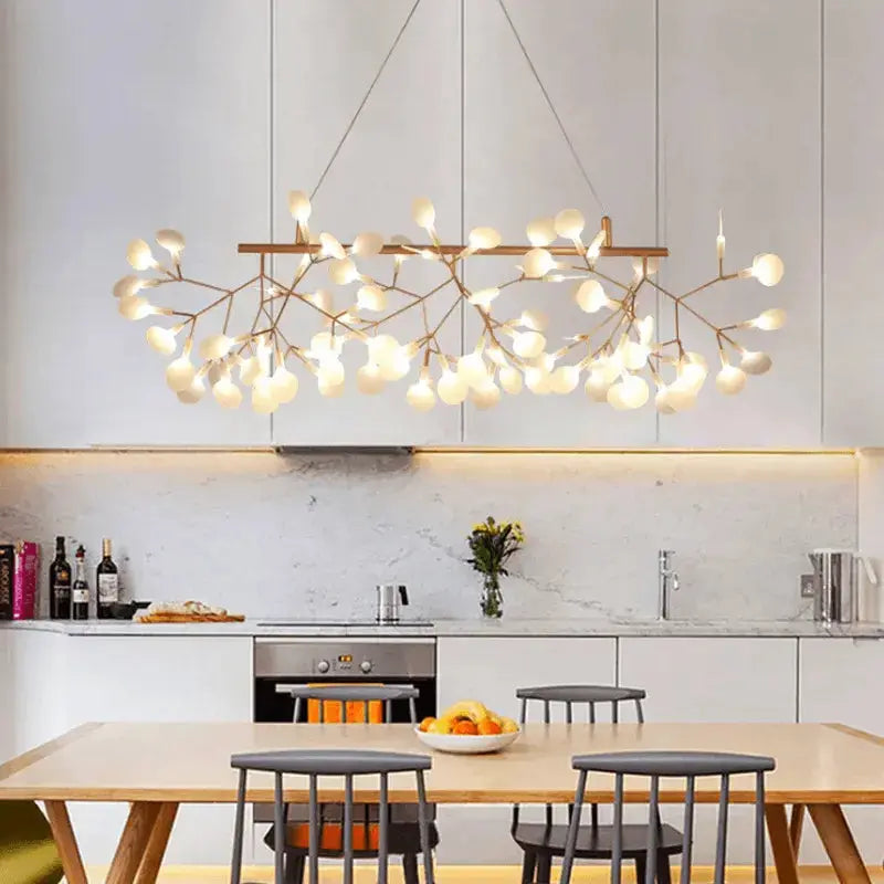 Designer Industrial Firefly Chandelier — alternate product view 4