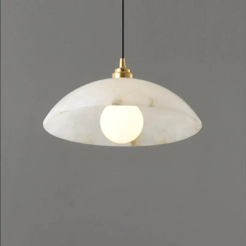 Alabaster Dome Pendant Light — alternate product view 2