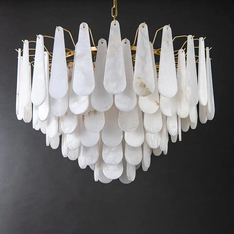 Alabaster Foyer Chandelier — alternate product view 3