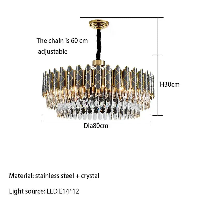 X Shape Modern Chandelier — alternate product view 11