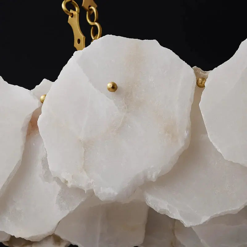 Bethan Modern Linear Marble Chandelier — alternate product view 6