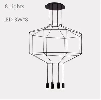 Postmodern Long Chandelier — alternate product view 18