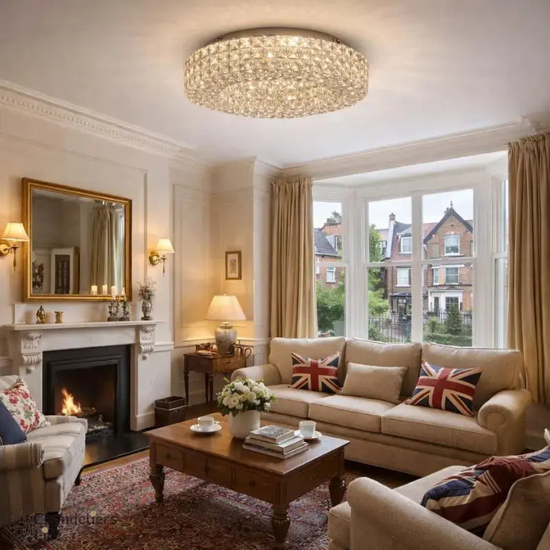 Round Crystal Chandelier Home Decoration — product view