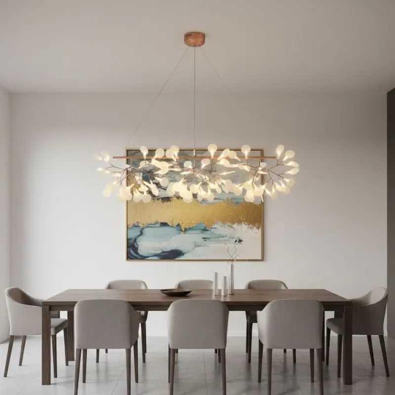 Designer Industrial Firefly Chandelier — alternate product view 2