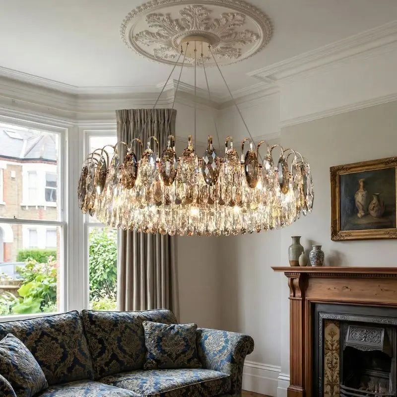 Dining Room Modern Luxury Chandelier — shown in an interior setting