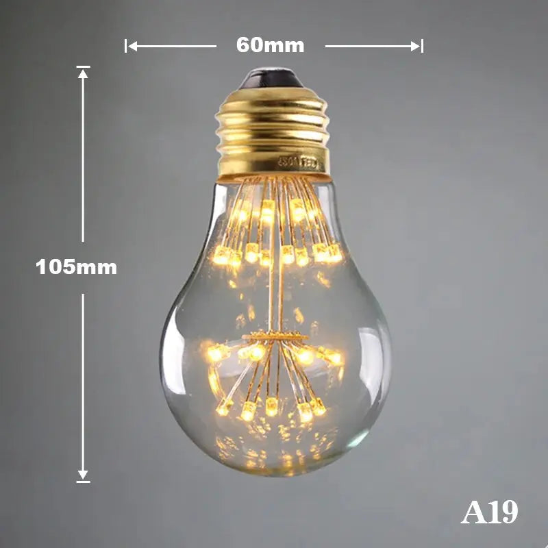 LED Edison Vintage Starry Sky Lamp — alternate product view 11