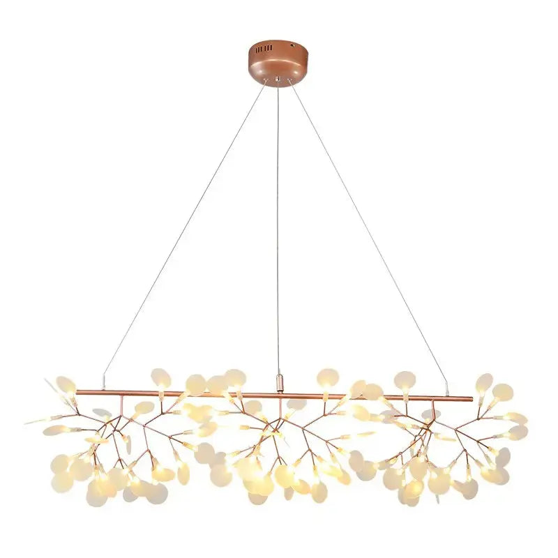Designer Industrial Firefly Chandelier — alternate product view 1
