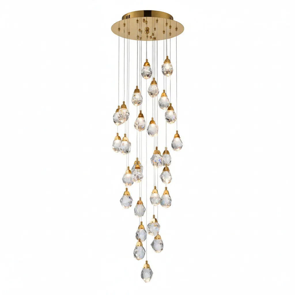 Iris Copper Designer Pendant Light — alternate product view 1