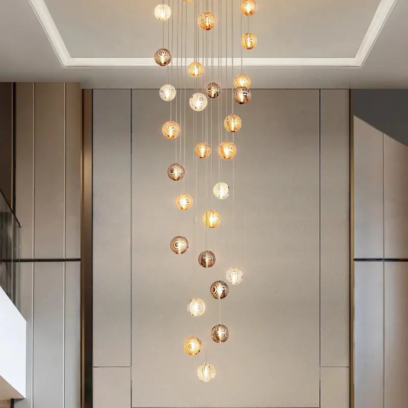 Modern Planets Staircase Chandelier — alternate product view 5