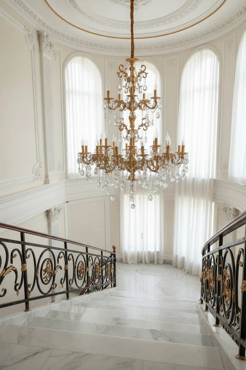 Luxurious Crystal 3 Tiers Chandelier — alternate product view 9
