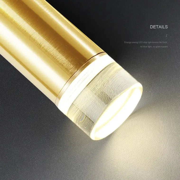 Modern Tube Combination Chandelier — alternate product view 6