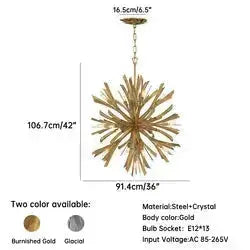 Creative Design Luxury Pendant Chandelier — alternate product view 7