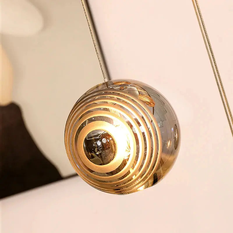 Modern Planets Staircase Chandelier — alternate product view 3