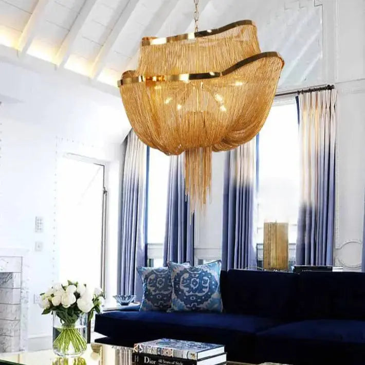 Modern Style Tassel Chandelier — alternate product view 3