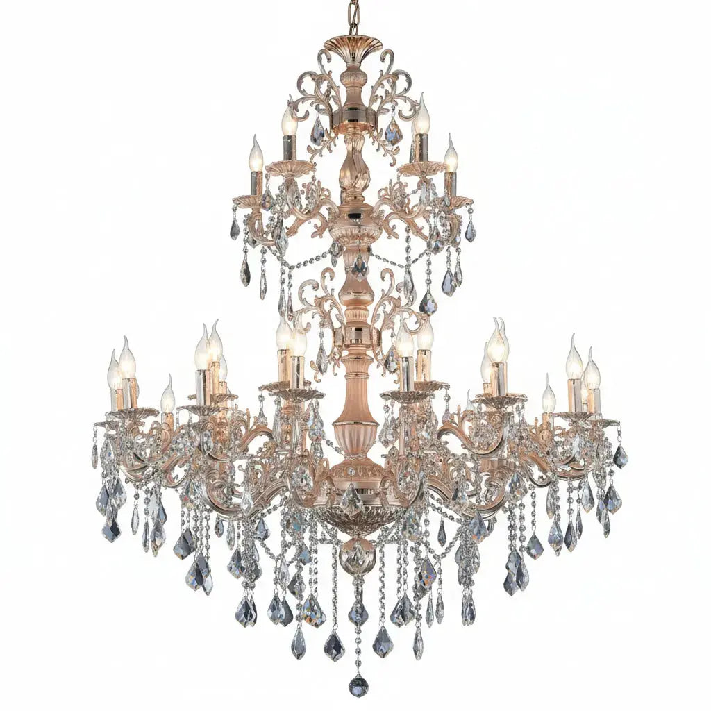 Luxurious Crystal 3 Tiers Chandelier — alternate product view 6