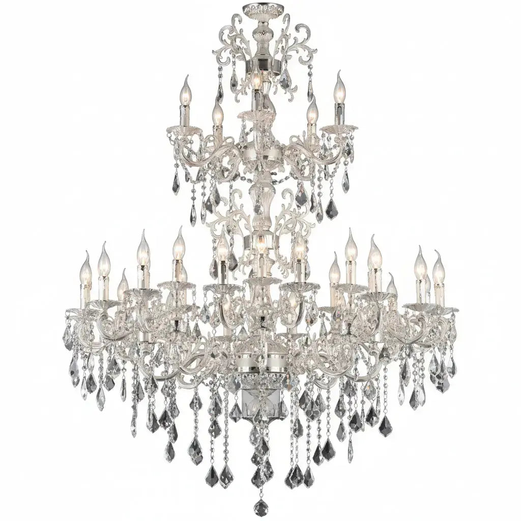 Luxurious Crystal 3 Tiers Chandelier — alternate product view 7