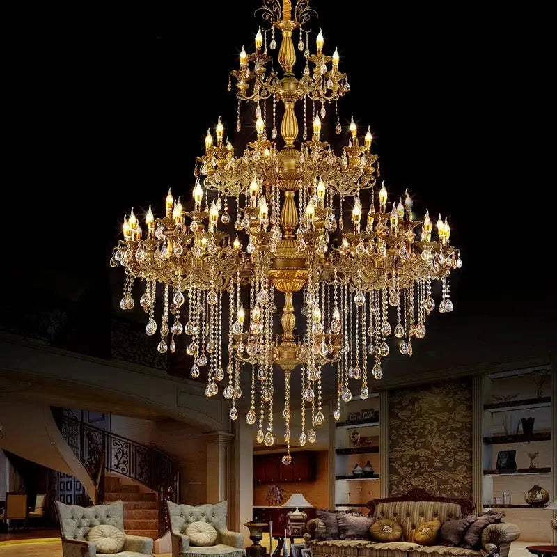 Luxurious Huge Crystal Chandelier — alternate product view 3