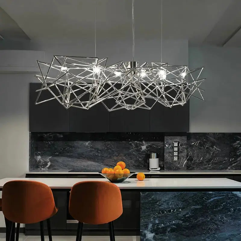 Nordic Modern Restaurant LED Chandeliers — alternate product view 4