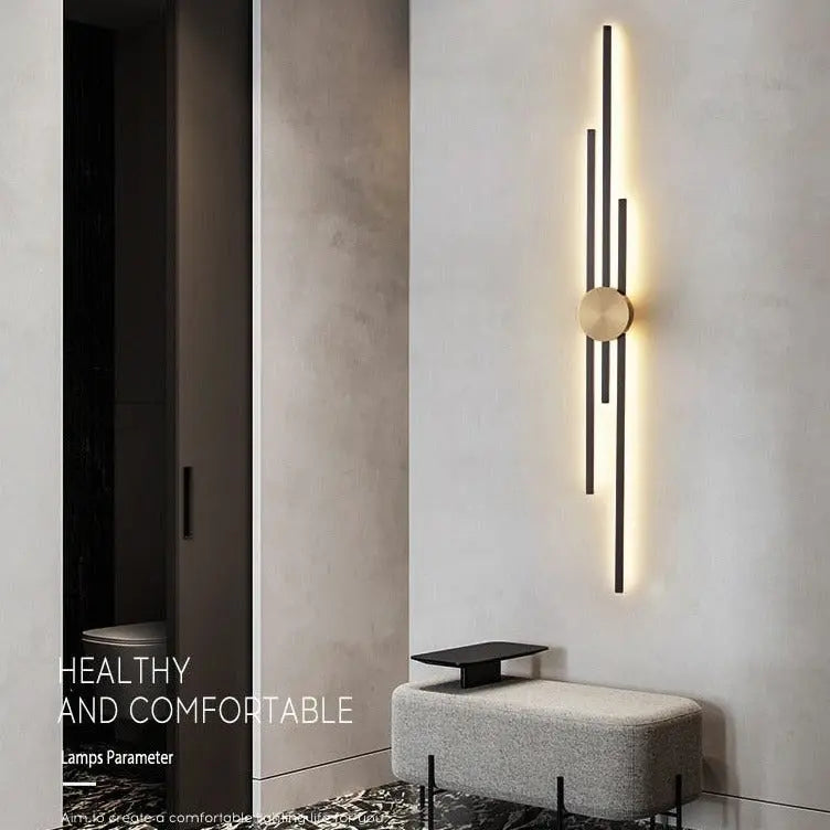 Luxury Minimalist Creative Copper Wall Light — alternate product view 8