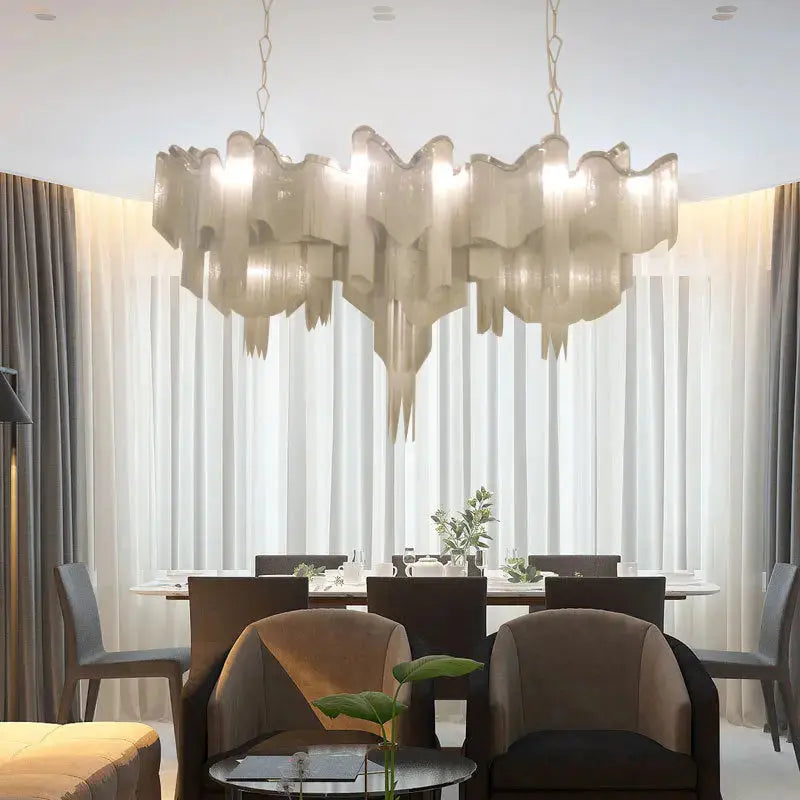 Large Tassels Chandelier — product view