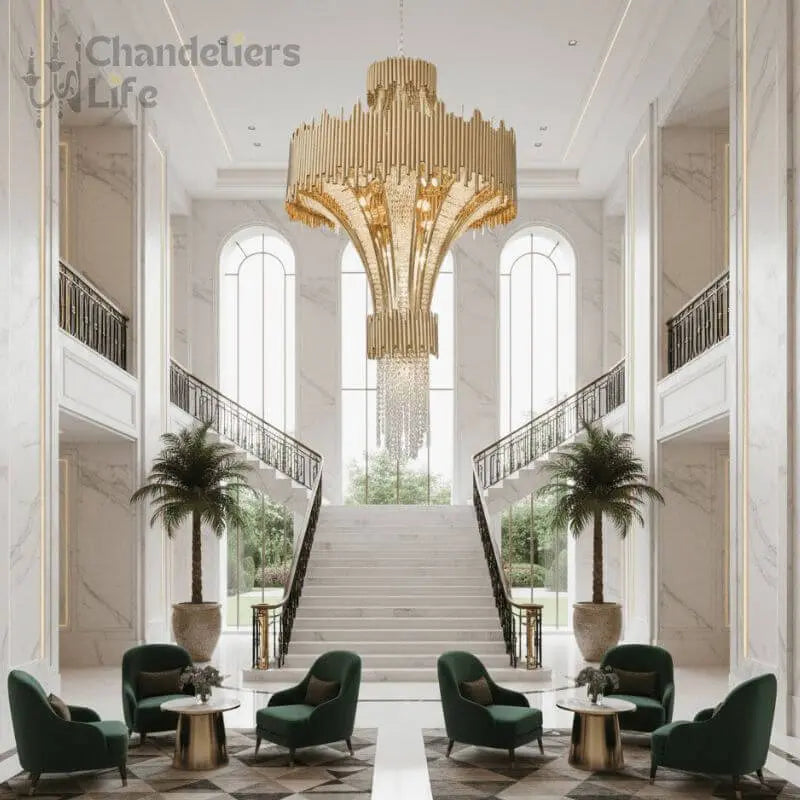 Hotel Lobby Chandelier — alternate product view 3