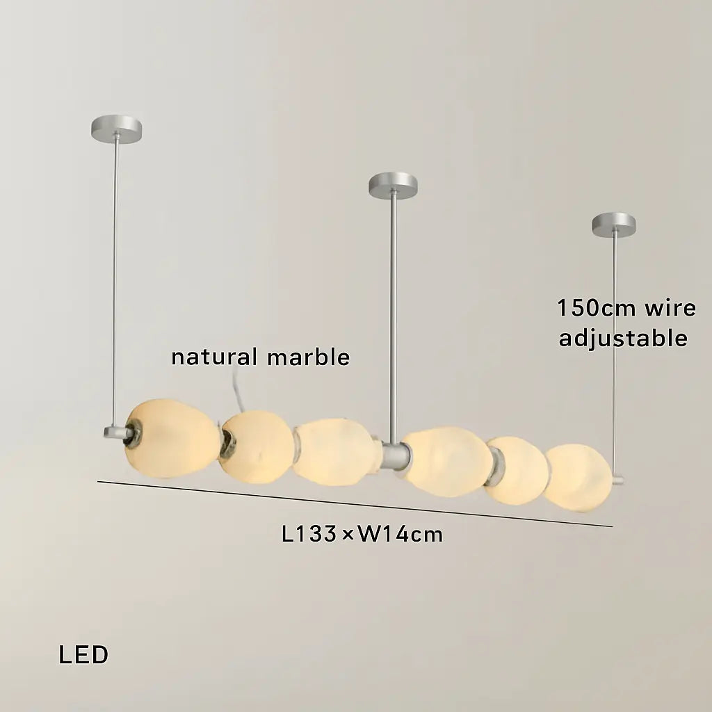 Over Dining Table Marble Pendant Lamp — alternate product view 7