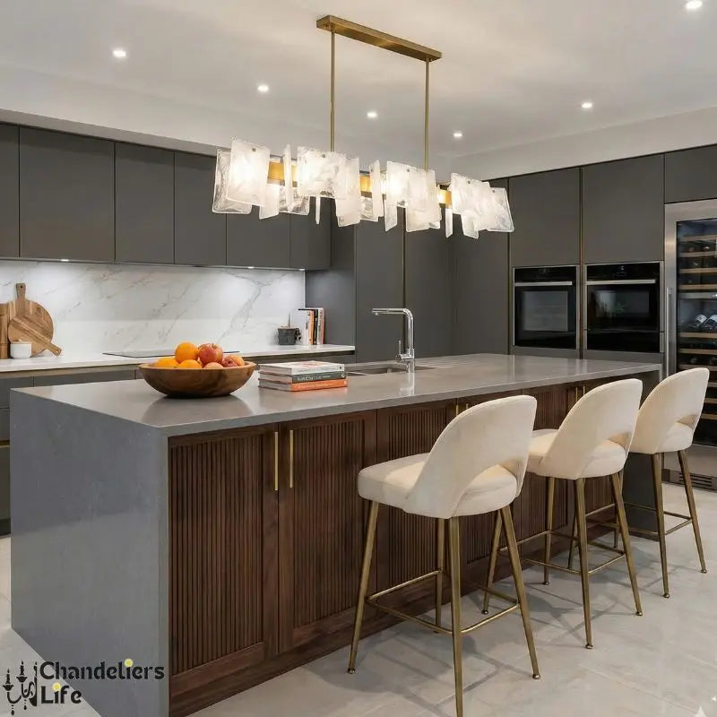 Modern Exhibition Luxury Bedroom Chandelier — shown in an interior setting 3