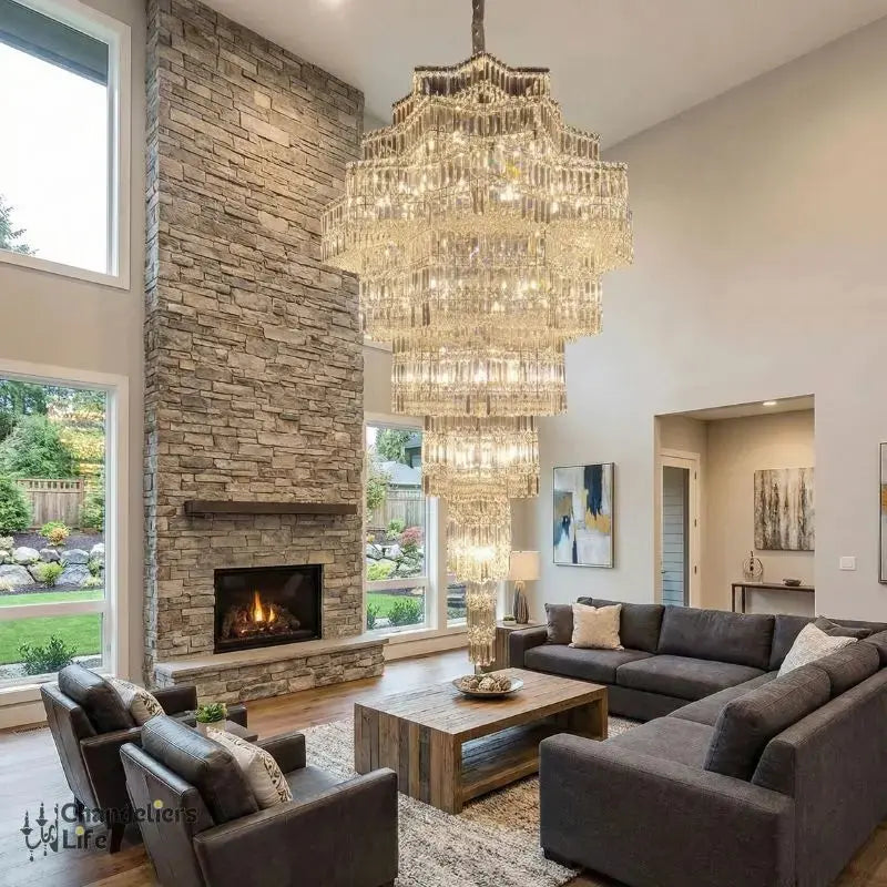 Large Chandelier Duplex Modern Mezzanine Villa — alternate product view 3