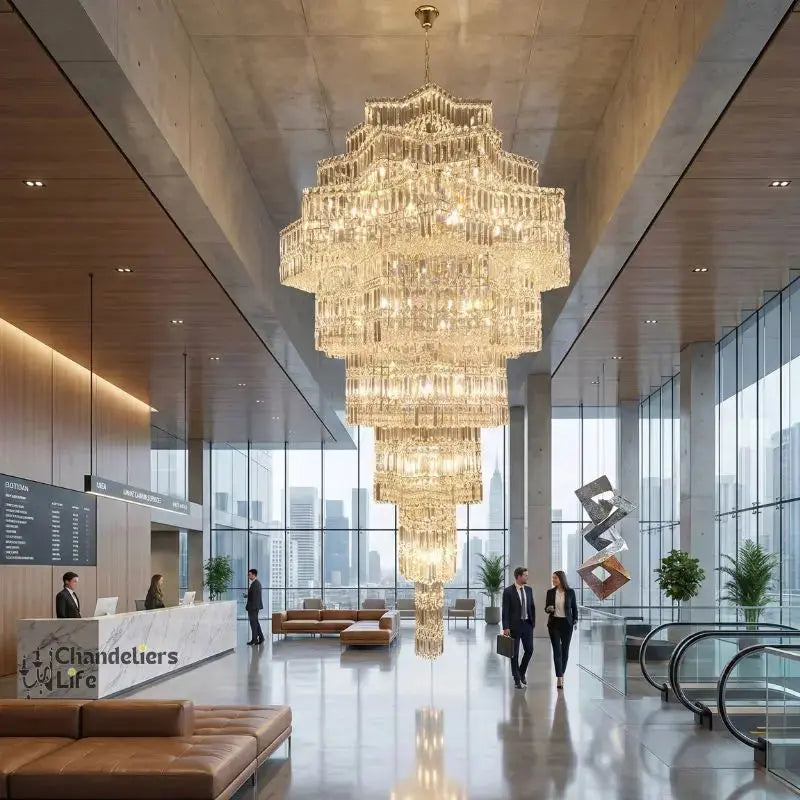 Large Chandelier Duplex Modern Mezzanine Villa — alternate product view 5