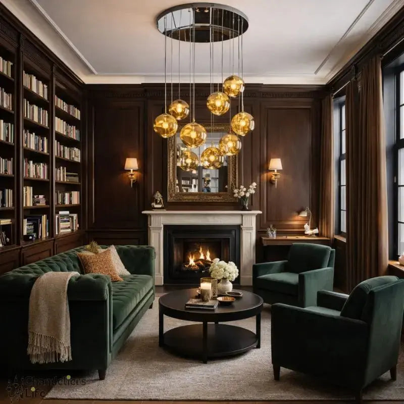 Nordic Lava Foyer Lighting — shown in an interior setting