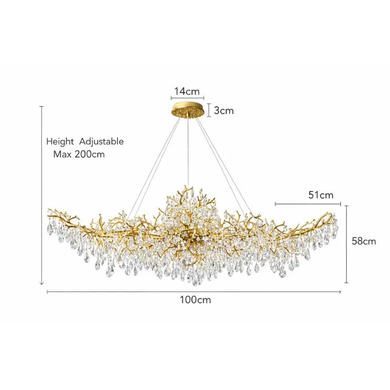 Nordic Tree Branch Chandelier — alternate product view 10