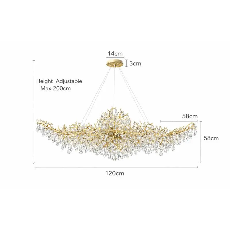 Nordic Tree Branch Chandelier — alternate product view 11