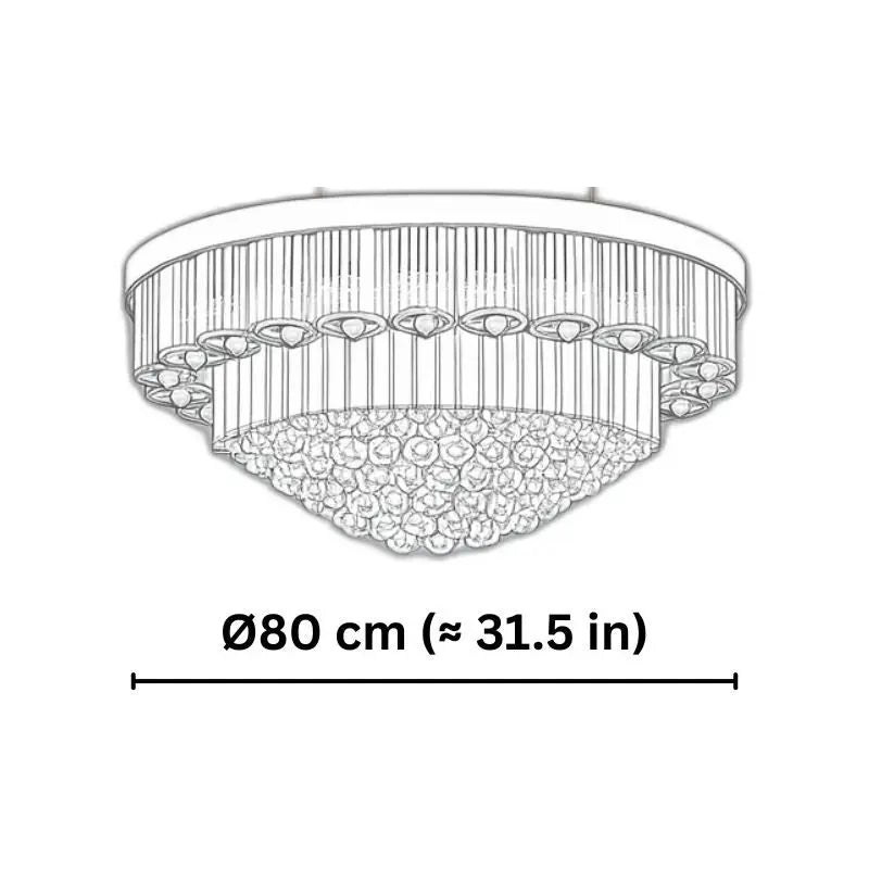 Luxury Crystal Ceiling Chandelier — alternate product view 12