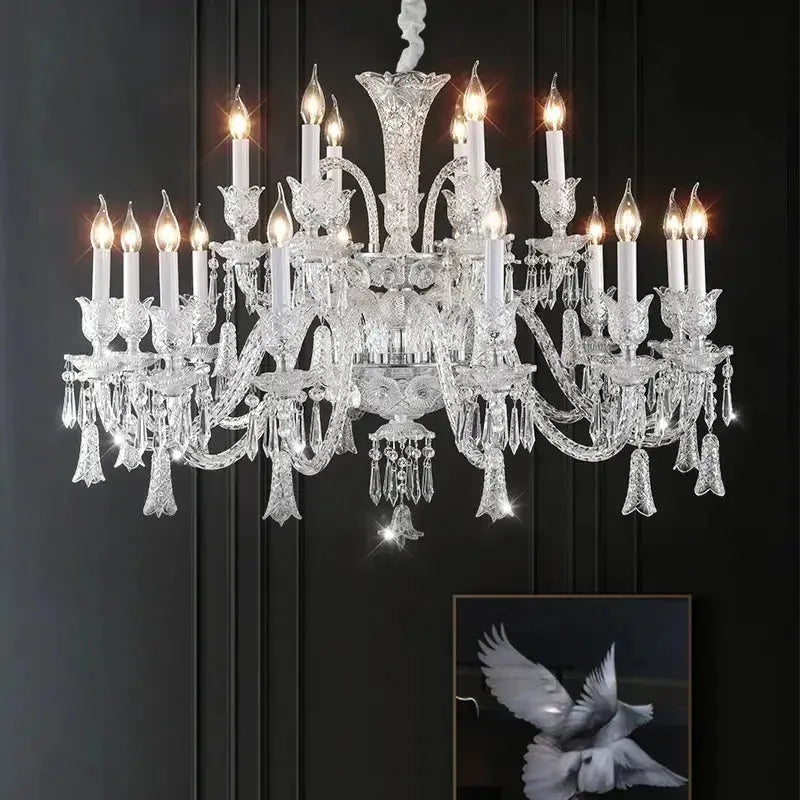 Living Room Lighting Luxury K9 Crystal Chandelier — alternate product view 4