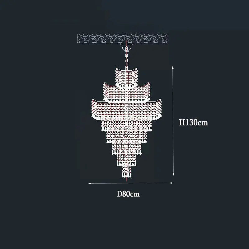 Modern Luxury Designer Chandelier — alternate product view 6