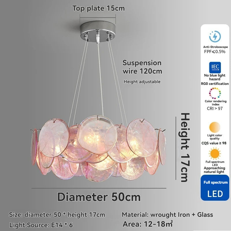 Verdeva Murano-inspired Coloured Glass chandelier, product gallery image 12 of 15
