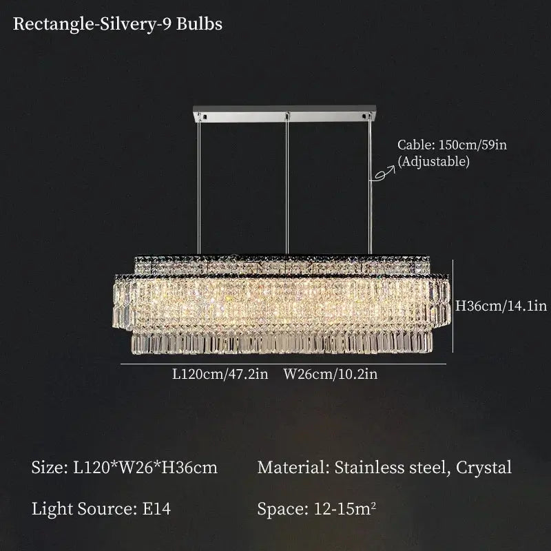 Crystal Dining Room Luxury Chandelier — alternate product view 7