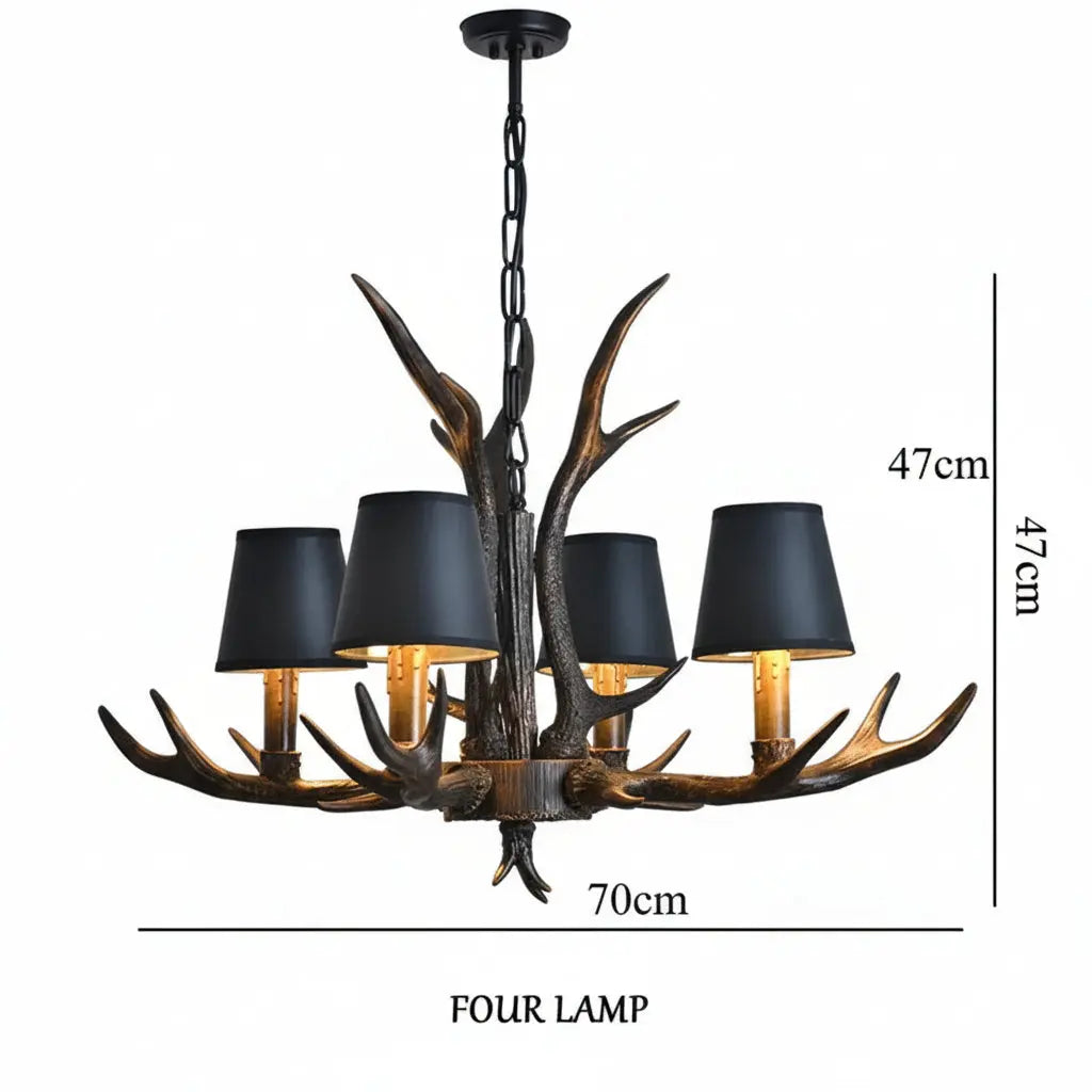 Retro Antler Chandelier — alternate product view 8