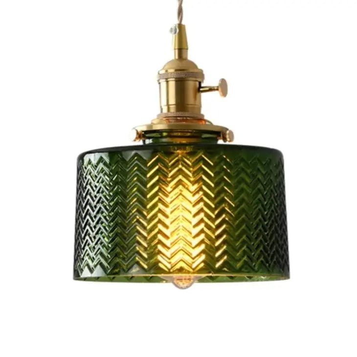 Green Glass Scandinavian Pendant Lights — product view