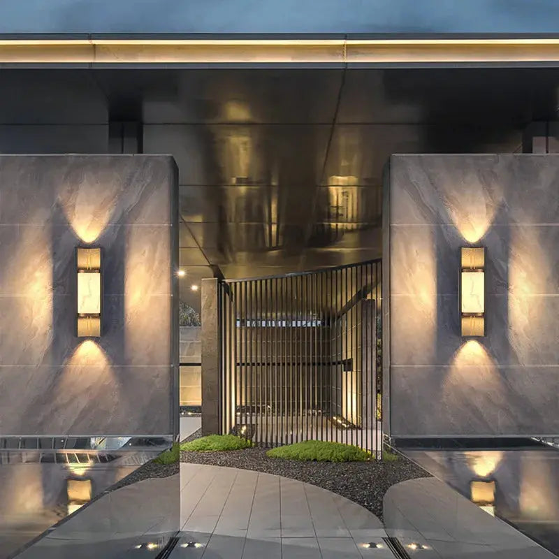 Marble Outdoor LED Wall Lamp — alternate product view 1
