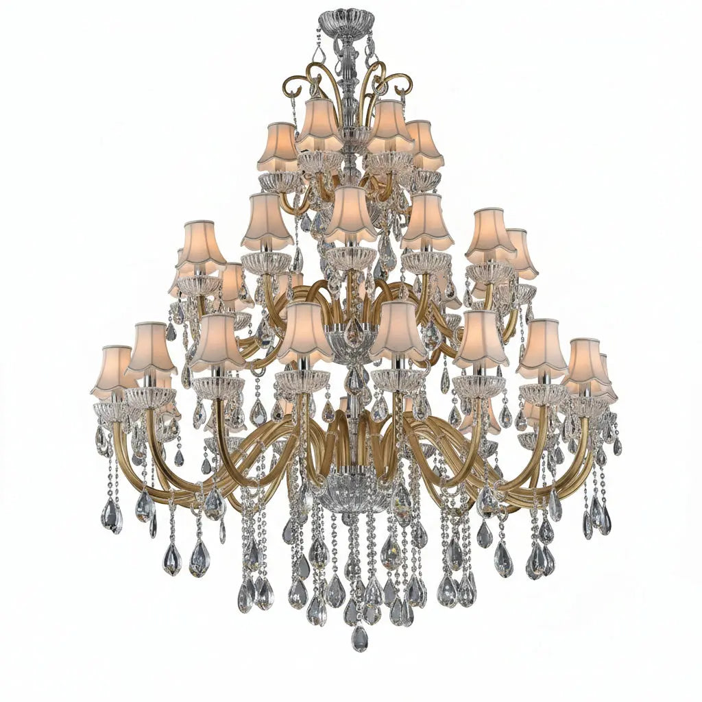 Banquet Hall Hallway Hotel Chandeliers — alternate product view 1