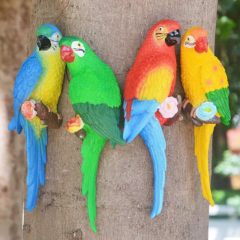Macaw Resin Garden Decoration — alternate product view 1