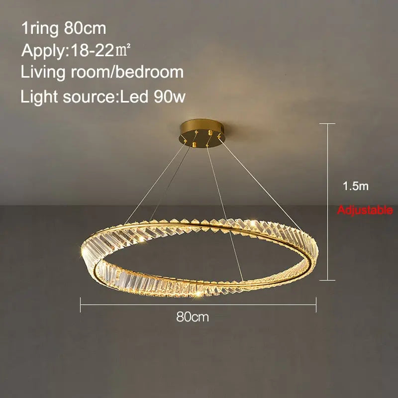 Crystal Led Chandelier — alternate product view 10