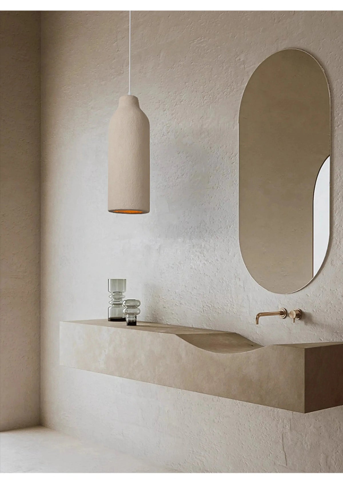 Japanese Wabi-sabi Style Pendant Lamp — alternate product view 4